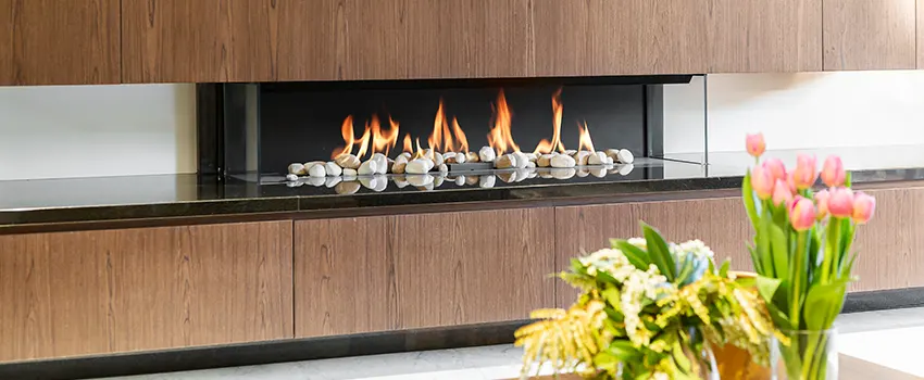Double-height Fireplace Design Refurbishment in Euless, Texas